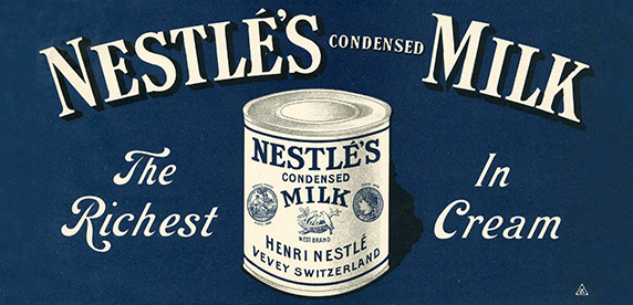 Nestlé condensed milk poster