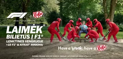 Laimėk bilietus į F1
