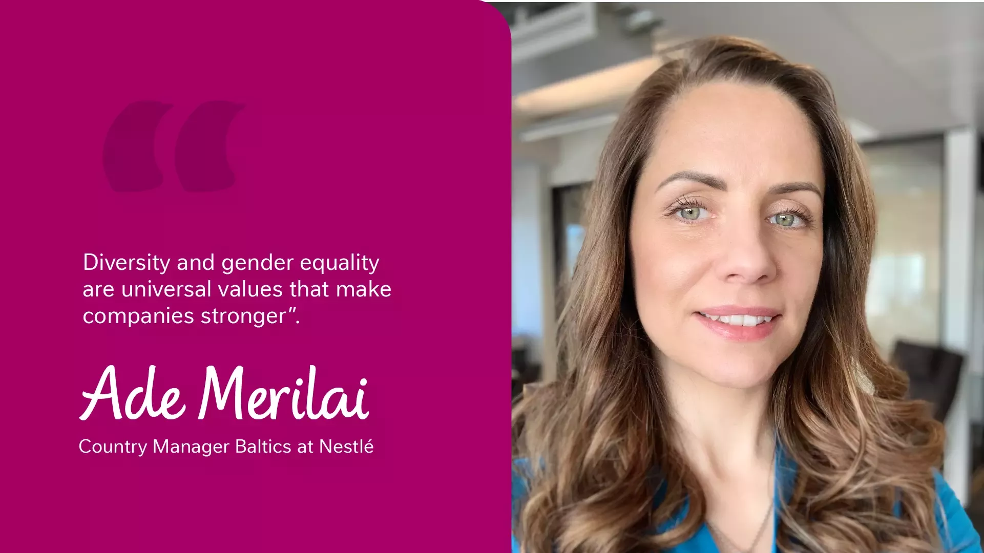 Nestlé recognized in 2021 by Bloomberg Gender Equality Index