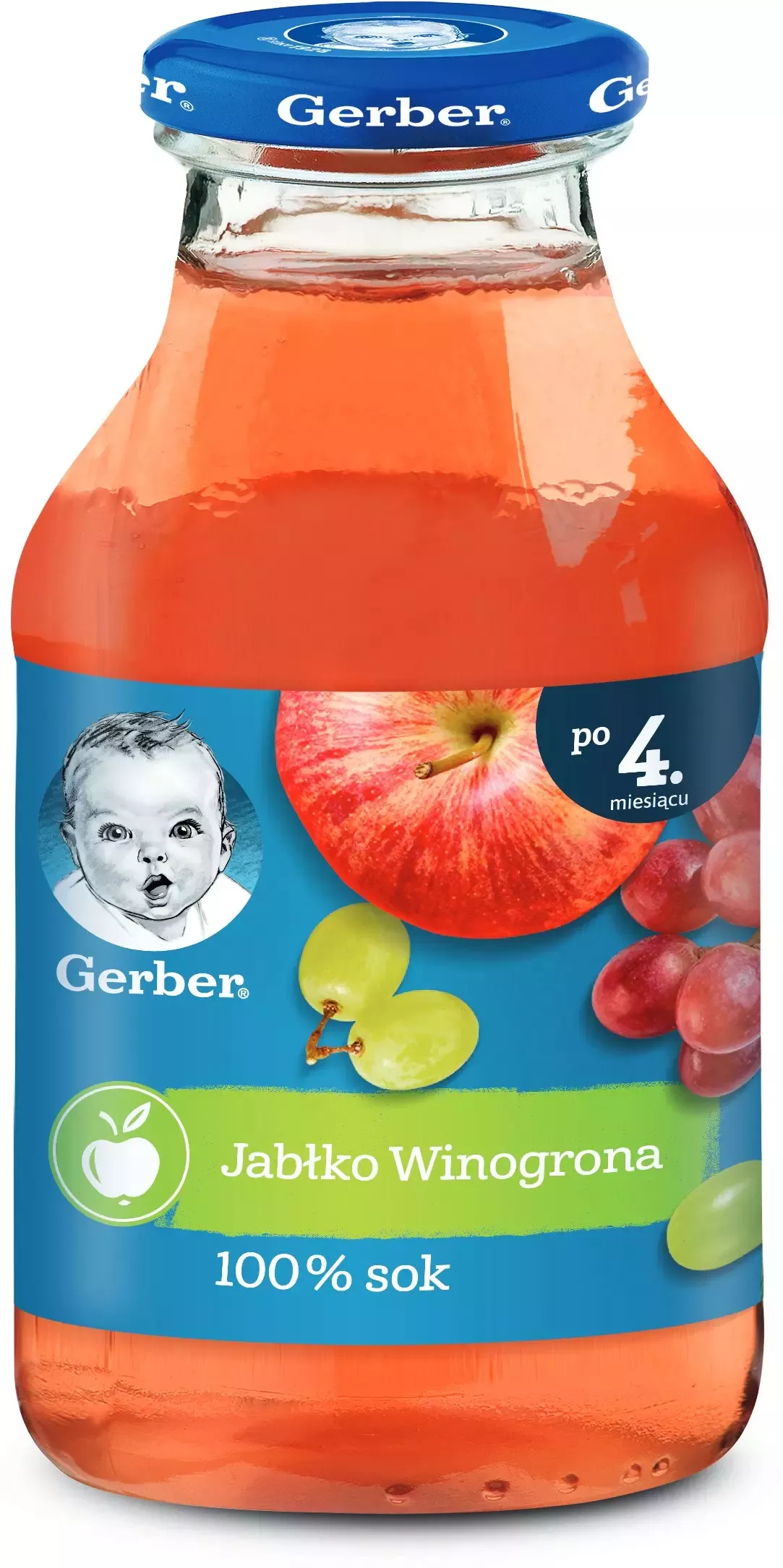 Gerber juice apple grape