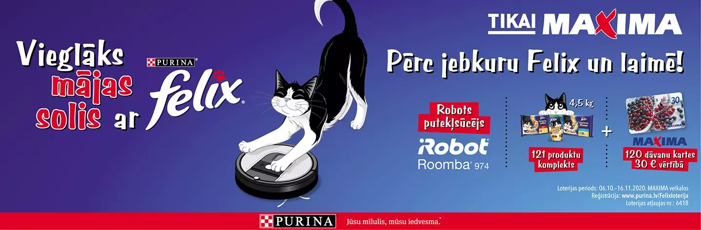 Felix loterijas banner